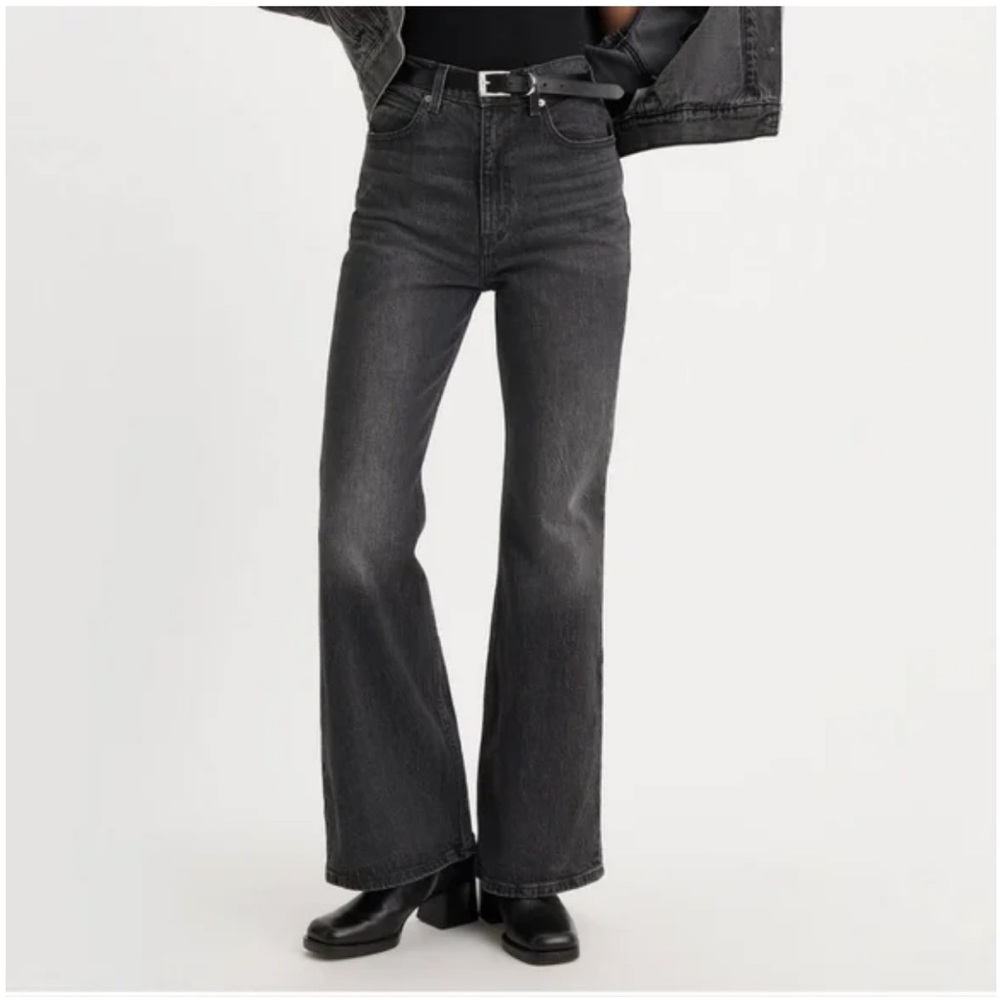 Levi's Black Flare & Wide Leg Jeans